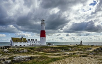 Portland Bill Lighthouse, Portland Bill, Isle of Portland, Dorset, England, United Kingdom, Europe