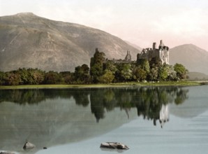 Kilchurn Castle is a ruined castle on the north-east shore of Loch Awe in the Argyll and Bute