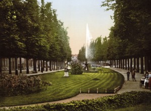Janssingel in Arnhem, Arnhem, Holland, ca 1895, Historic, digitally restored reproduction from a