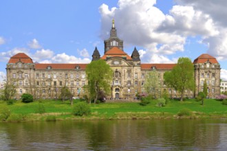 Saxon state Chancellery, Dresden, Saxony, Germany, Europe