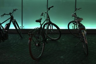 Bicycles parked