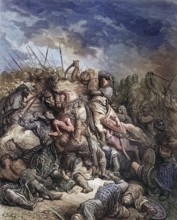 Richard The Lionheart in battle at Arsuf in the 3rd crusade 1187 1192 Richard I aka Richard The