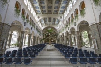 Fountain house with seating, Kissingen spa, inaugurated in 1842, replaced by a new building in