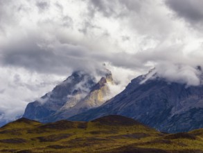 Dramatic landscape, Torres del Paine National Park, Patagonia, Chile, South America