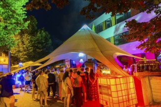 31st Elbhangfest, ElbTanzPavillon Party in front of the primary school Loschwitz, 31st Elbhangfest,