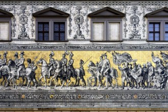 Procession of Princes, Dresden, Saxony, Germany, Europe