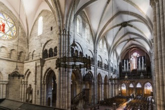 Interior, Basel Minster, Basel, Canton of Basel-Stadt, Switzerland, Europe