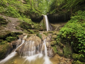 Schwarzenbach Waterfall, Baar, Canton Zug, Switzerland, Europe