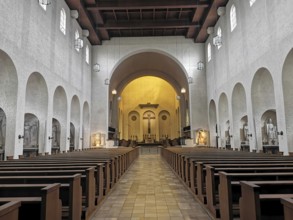 Interior of the monastery church, Albert-Boßlet-Kirche, Christ the Saviour Church,