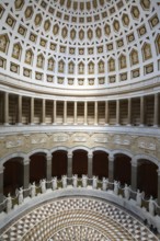 Interior, hall and dome with a total of 34 angels, goddesses of victory 3, 3 metres high, monument