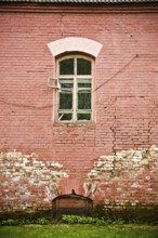 Old wall with window