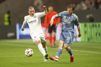 Football, Europa League, Round of 16 second leg, 2024/2025, Eintracht Frankfurt vs. Ajax Amsterdam,