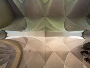 Cell vault in the centre and side aisles, St., Sankt, Saint