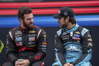 NASCAR Cup Series Driver, Corey LaJoie (7) takes to the track for the FireKeppers 400 at the