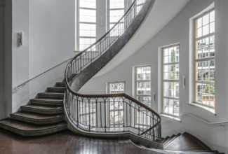 Weimar, Bauhaus University former art school main staircase 1904-11 by Henry van de Velde