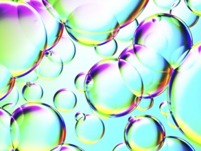 Illustration of some colorful bubbles background