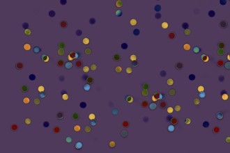 Background With Natural Bokeh And multi color lights