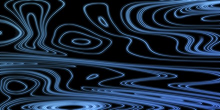 Neon Glow blue lines on a dark background, Glowing background