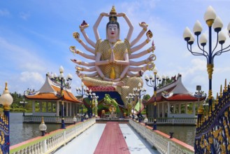 The Temple Wat Plai Laem, Ko Samui, Thailand, Asia