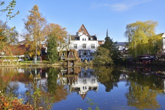Europe, Germany, Lower Saxony, Hamburg Metropolitan Region, Hanseatic City of Buxtehude, City Park,