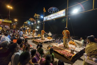 Dashashwamedh ghat, varanasi, uttar pradesh, india, asia