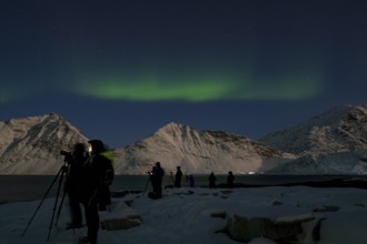Northern Lights (Aurora borealis), aurora borealis, series of photographers, Lofoten, Norway,