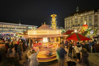 The Dresden Striezelmarkt is a Christmas market in Dresden. It has been held in Advent since 1434,
