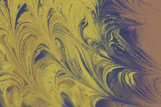 Fluid art marbling paint textured background. Unique art illustration. Liquid marbling texture