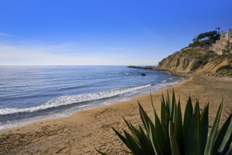 Campello of Alicante Cala Lanuza beach in Spain at Costa Blanca