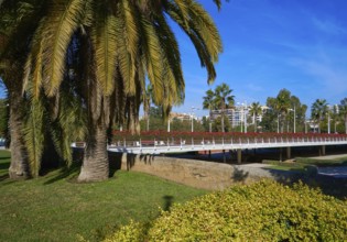 Valencia Puente de las Flores flowers bridge in Spain