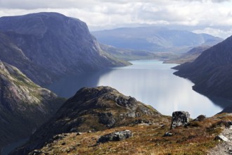 Lake Gjende, Jotunheimen, Norway, Europe