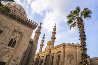 The two mosques Al-Rifa'i and Sultan Hassan in Cairo Egypt