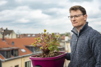 Portrait of a 45 yo business man outdoors, Brussels, Belgium. Model released