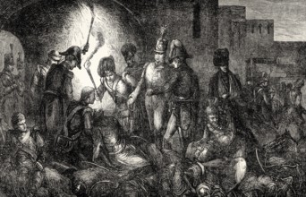 Death of Tipu Sultan, 4. Mai 1799, Srirangapatna, Fourth Mysore War, ruler of the Kingdom of