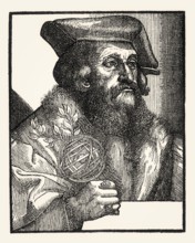 Portrait of Girolamo Fracastoro, c 1476/8 – 1553, Italian physician, poet, and scholar