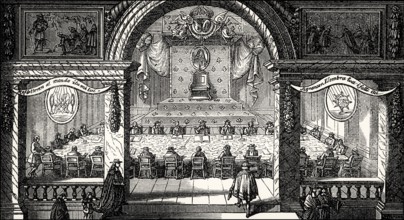 Institut de France, Académie française, Louvre, Paris, 17th century