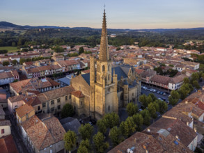 St. Maurice Cathedral of Mirepoix, Ariège department, French Republic