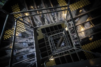 Spiral staircase of image. Shooting Location: Sendai, Miyagi Prefecture