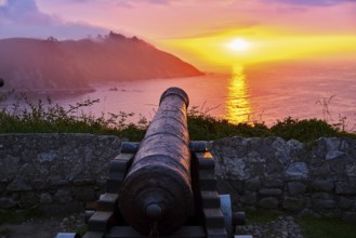 Ribadesella canon gun in Asturias of Spain