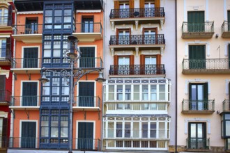 Pamplona Navarra in Spain plaza del Castillo square downtown