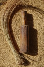 Esparto halfah grass used for crafts as cords basketry and espadrilles