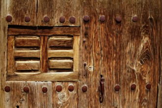 The Way of Saint James door in Redecilla del Camino Castilla Burgos
