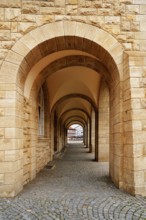 Nordhausen stadthaus archs in Harz Thuringia of Germany