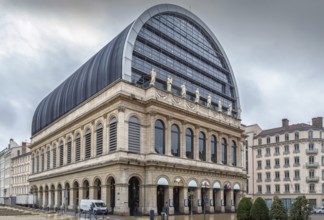 Opera Nouvel (Nouvel Opera House) in Lyon, France is the home of the Opera National de Lyon