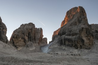 Brenta Dolomites in sunrise light, Italy, Europe