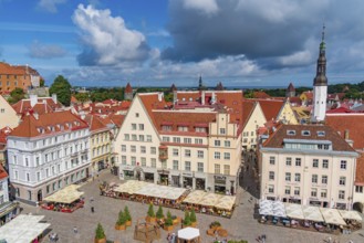 Town Hall Square of Tallinn in Estonia