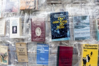 'The Parthenon of Books' by the Argentinian conceptual artist Marta Minujin, banned books,