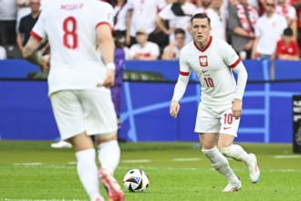 BERLIN, GERMANY - JUNE 21, 2024: Euro 2024 Groupe D match Poland vs Austria 1:3. Piotr Zielinski