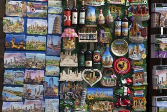 Souvenirs of San Gimignano, Province of Siena, Tuscany, Italy, Europe