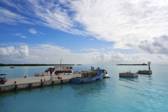 Holbox island port in Quintana Roo of Mexico